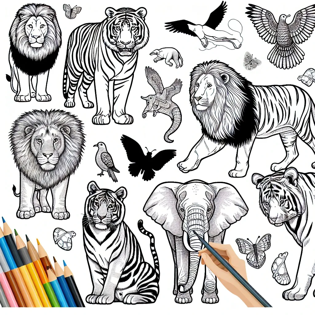 Explore the Wild with Our Zoo Coloring Page Collection!