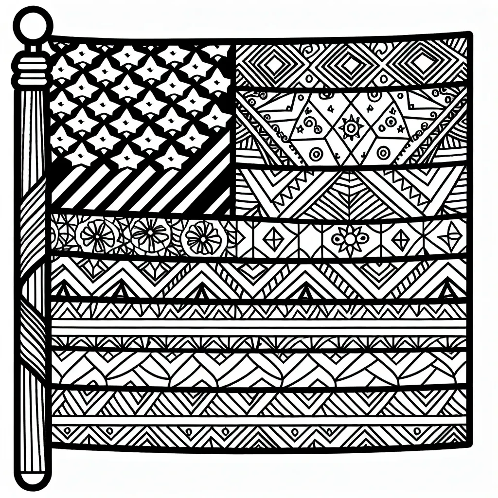 Explore the Vibrant Colors of Mexico with Our Mexico Flag Coloring Page!