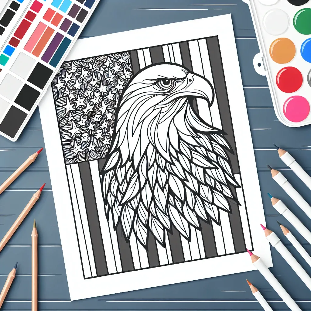 Celebrate Veterans Day with a Patriotic Coloring Page!