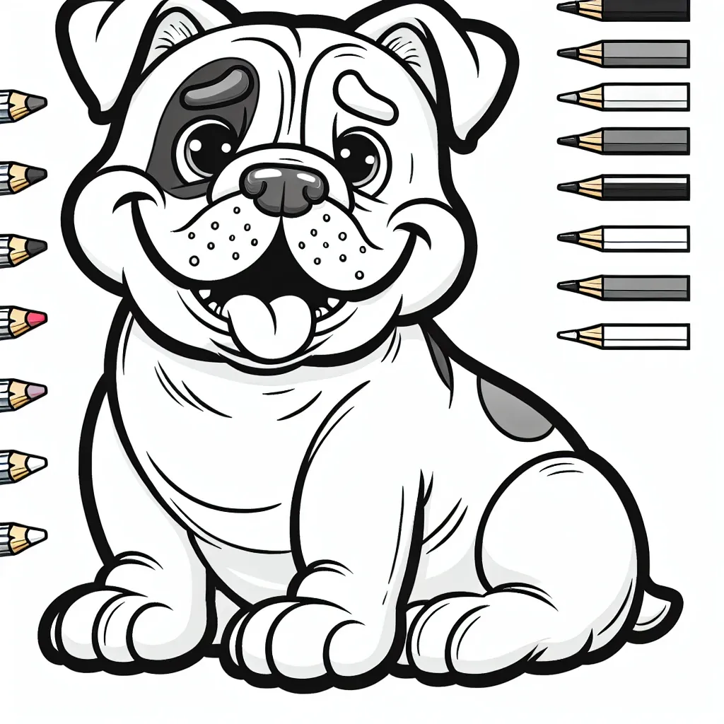 Unleash Your Creativity with Our Bulldog Coloring Pages Collection!