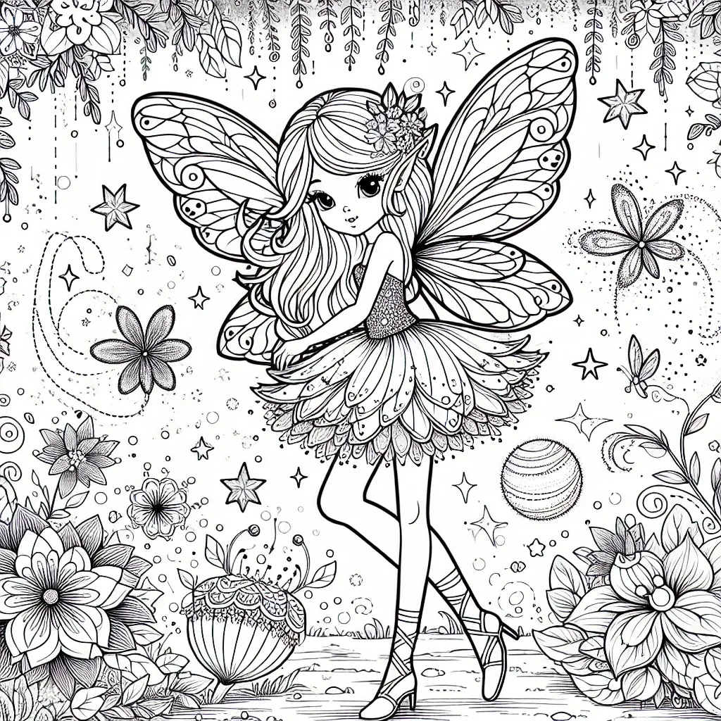 Magical Tinkerbell Coloring Page: Let Your Imagination Soar!