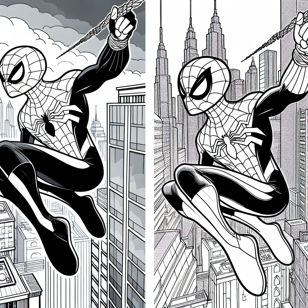 Unleash Your Creativity with Our Spider-Man Coloring Pages!