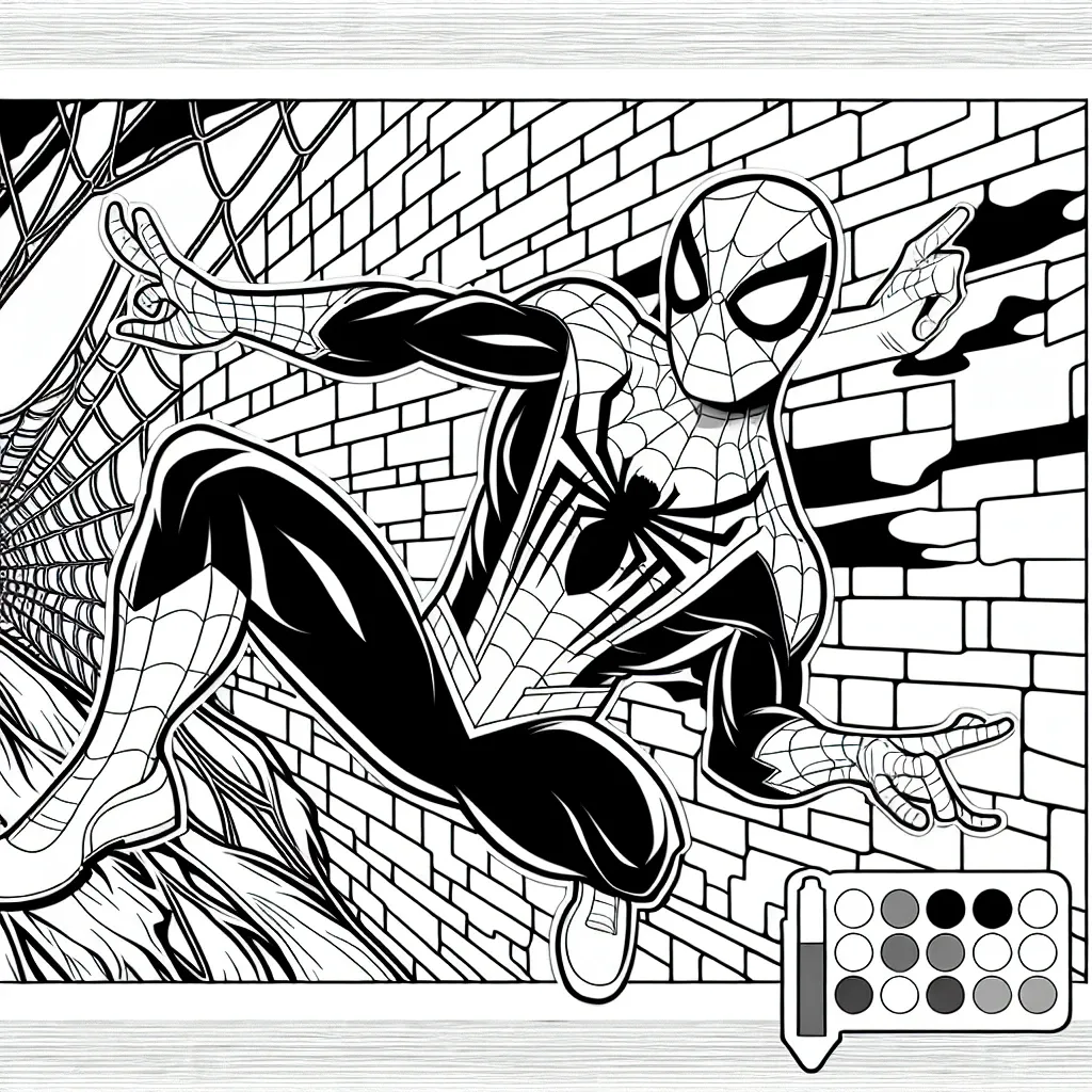 Unleash Your Spider-Sense with our Coloring Page Spiderman Collection!