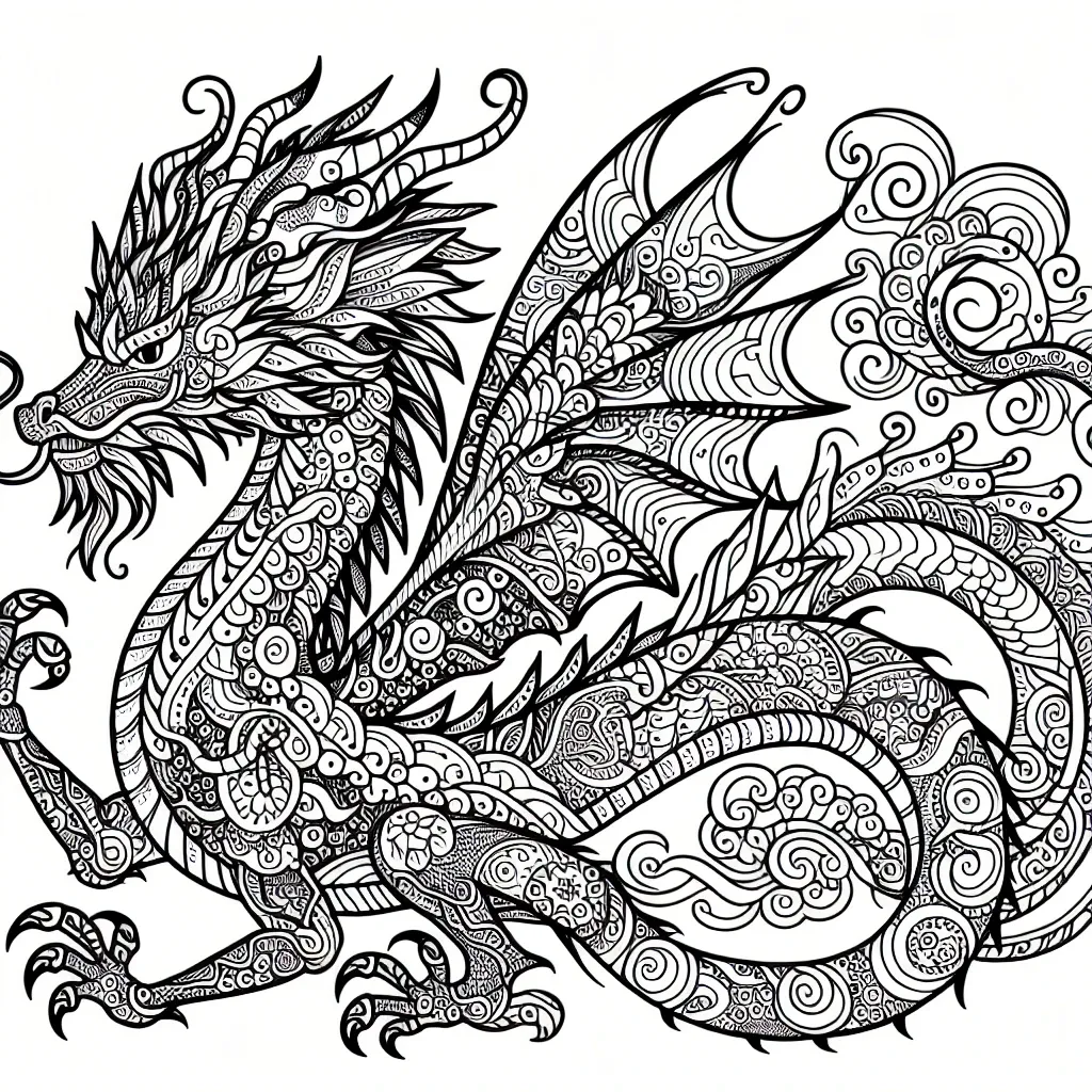 Unleash Your Creativity with Our Exciting Coloring Page Dragon Collection!