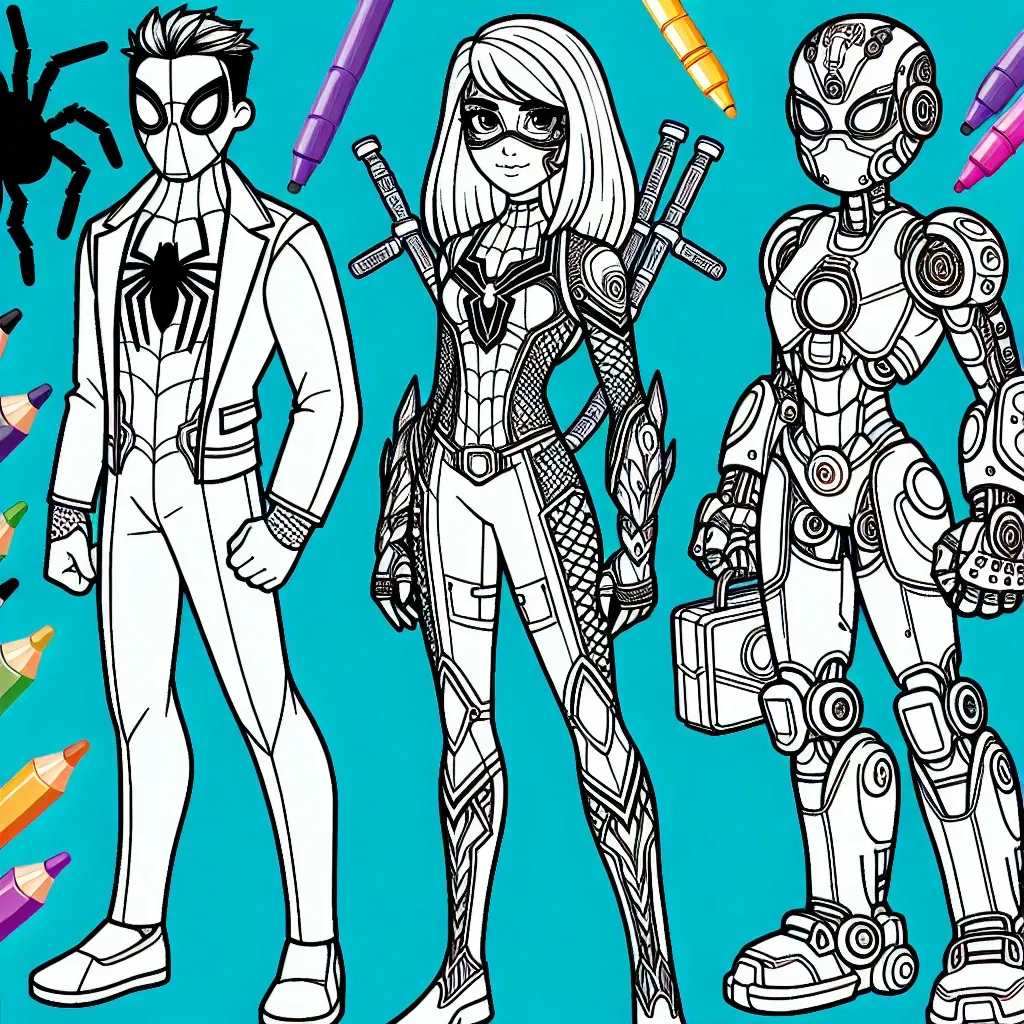 Unleash Your Creativity with Spidey and His Amazing Friends Coloring Page Collection