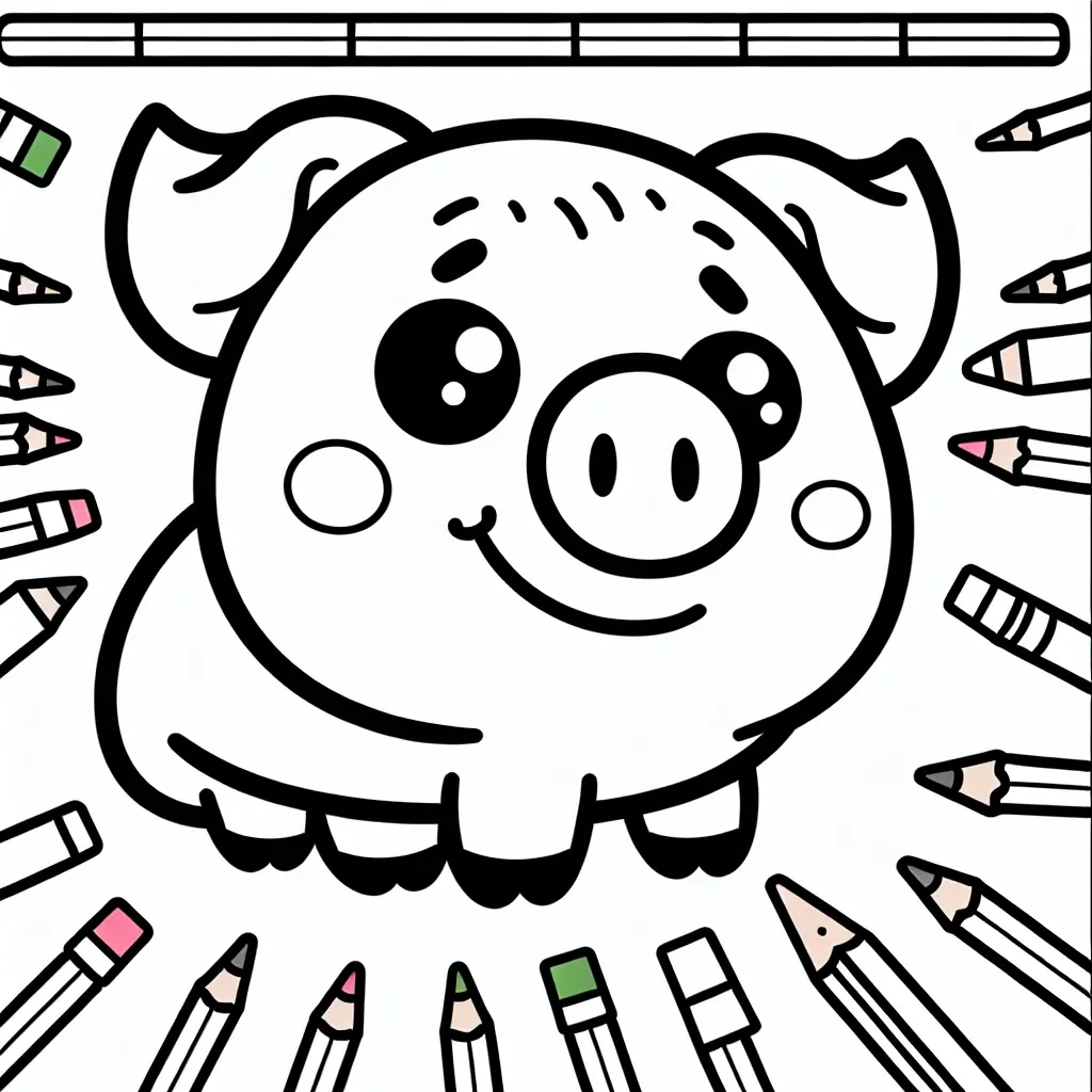 Get Creative with Our Peppa Coloring Page Collection: Perfect for Young Fans!