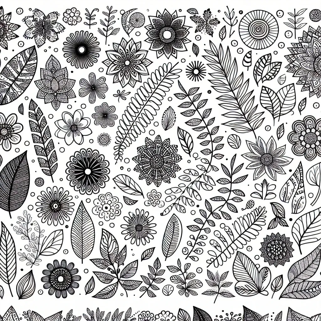 Explore a Variety of Plant Coloring Pages for Nature Lovers!