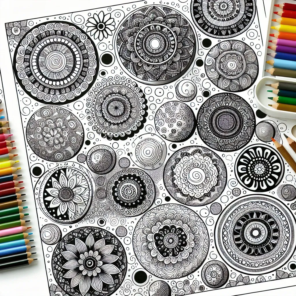 Get Creative with Our Circle Coloring Page Collection!