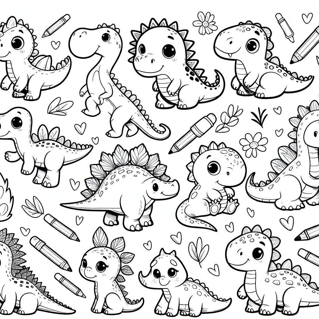 Roar-some Fun: Get Your Free Printable Dinosaur Coloring Pages Today!