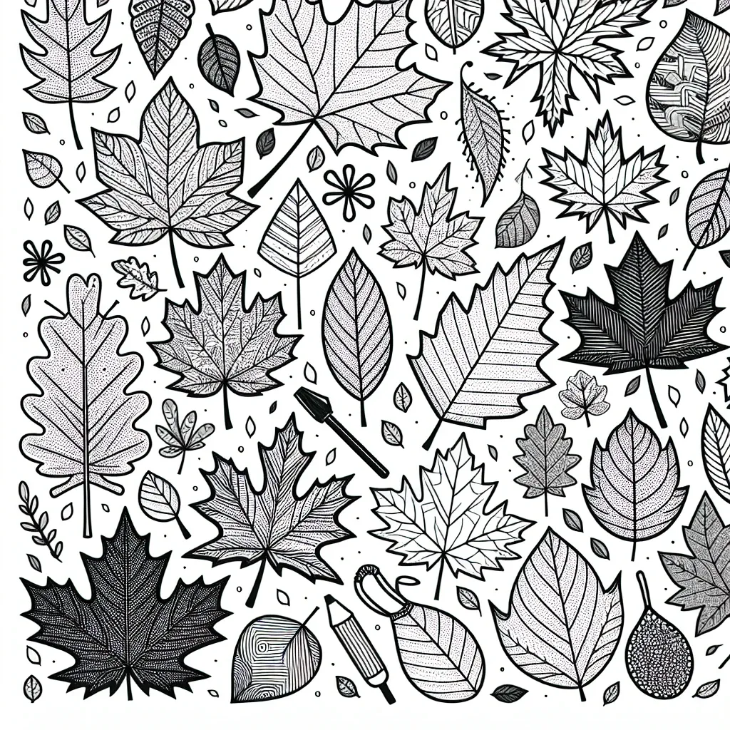 Get into the Autumn Spirit with Our Fall Leaf Coloring Page Collection!