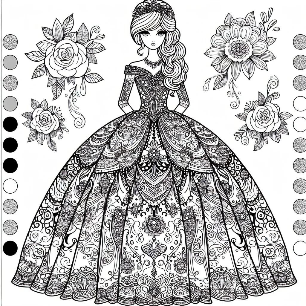 Get Creative with Our Beautiful Coloring Page Barbie Collection!