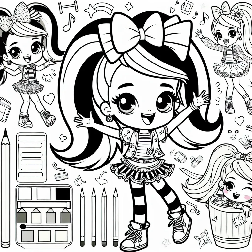 Get Groovy with our JoJo Siwa Coloring Page Collection – Let Your Creativity Shine!