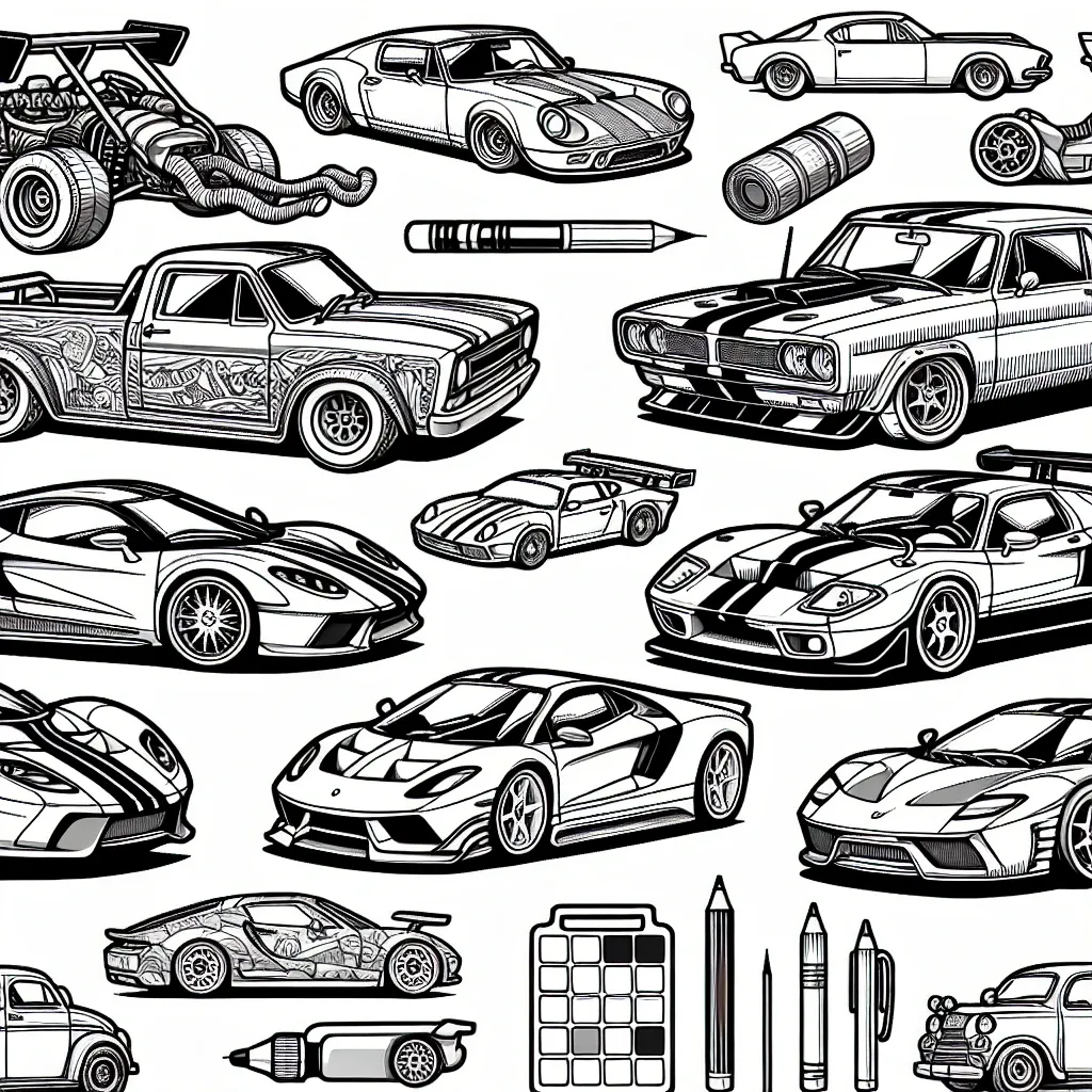 Race to Fun with Our Coloring Page Car Collection!