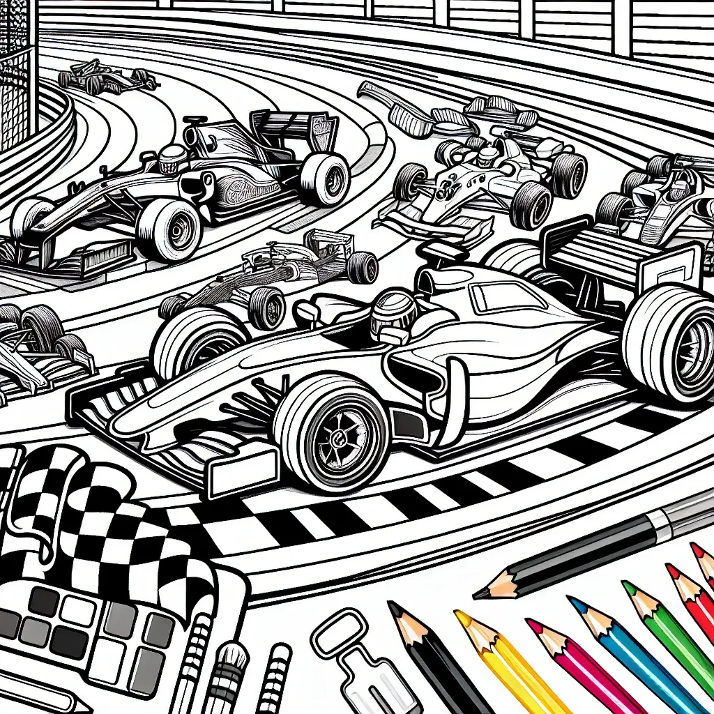 Rev Up the Fun with our Hot Wheel Coloring Page Collection!