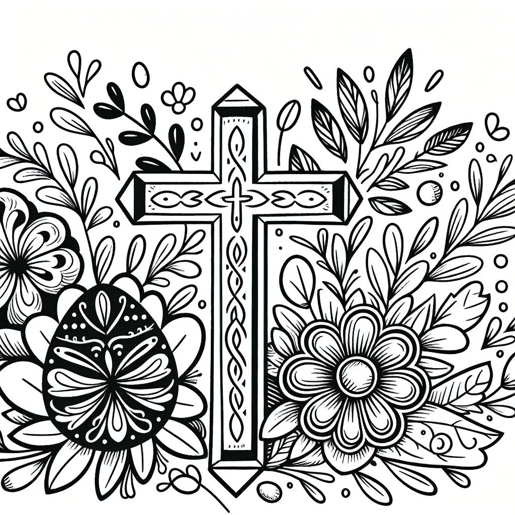 Celebrate Easter with a He is Risen Coloring Page: Free Printable Designs for Kids and Adults