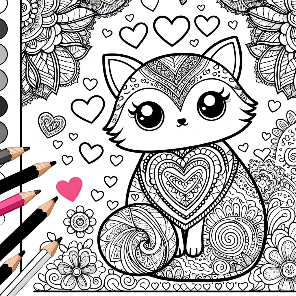 Free Coloring Page Printable Valentines Day Cards to Color: Spread Love and Creativity with Our Fun Designs!