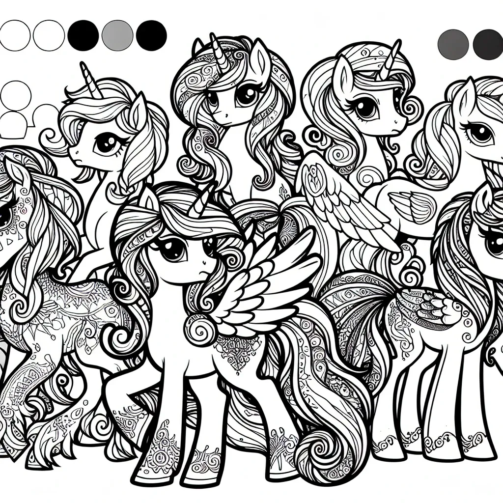 Get Creative with our MLP Coloring Page Collection – Unleash Your Inner Artist!